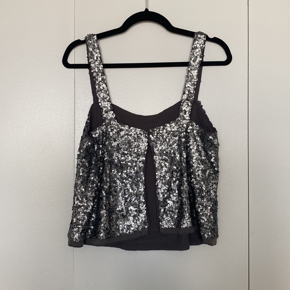 Abercrombie open back sequin tank - Picture 2 of 2